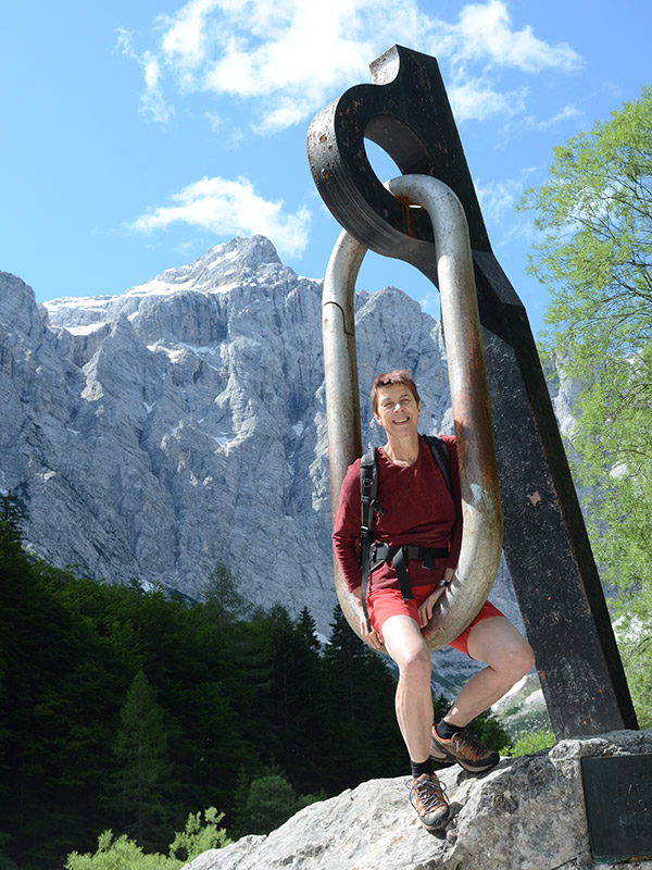 Irmgard Braun - Porträtfotos der Kletterin und Buchautorin