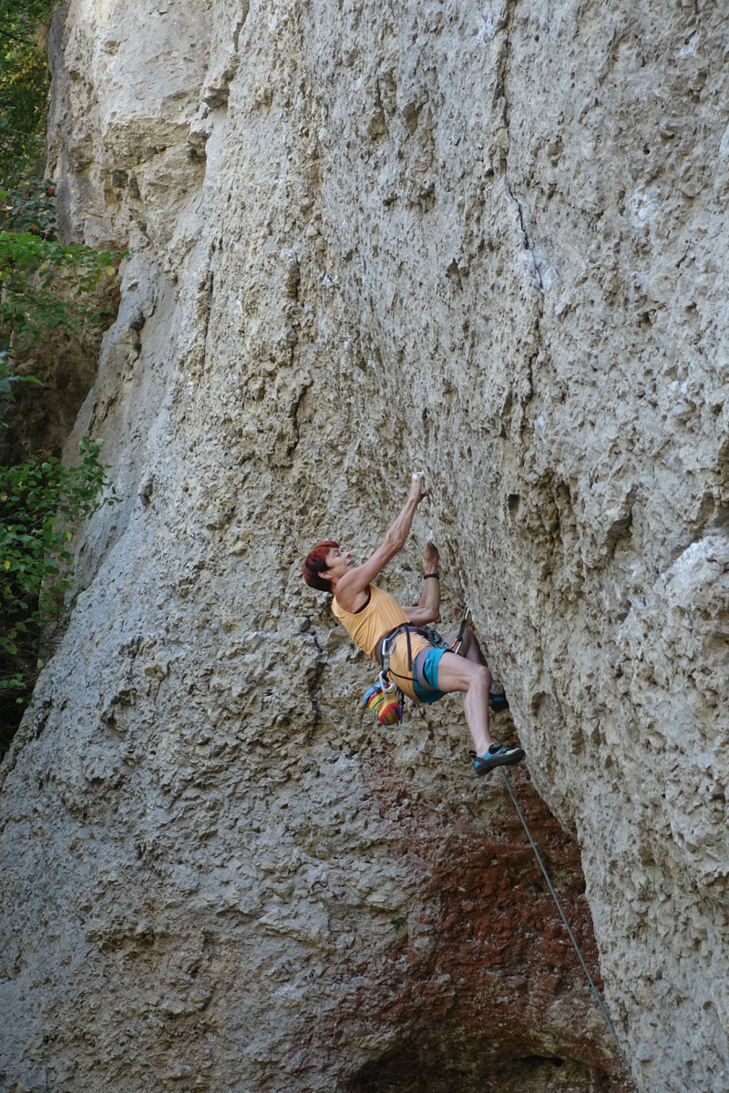 Irmgard Braun - Kletterfotos der Kletterin und Autorin